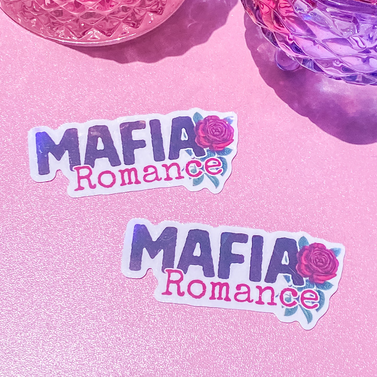 Mafia Romance | Bookish Holographic Sticker