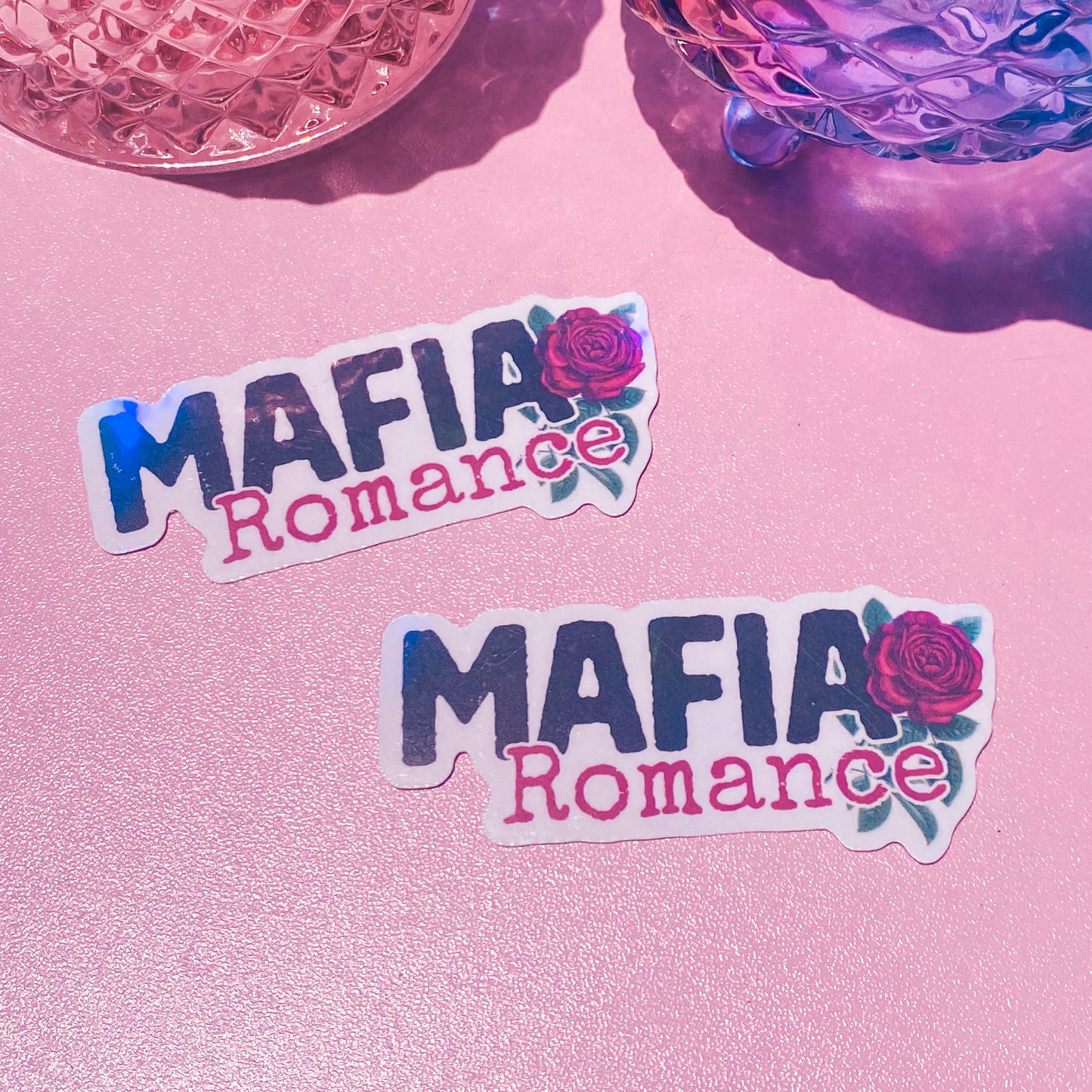 Mafia Romance | Bookish Holographic Sticker