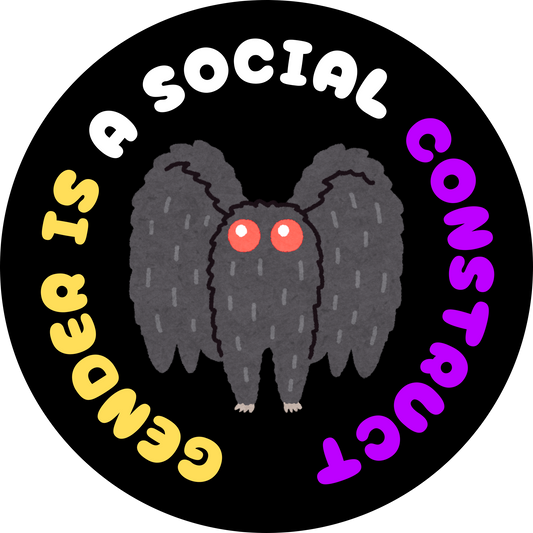Mothman Gender | Queer Holographic Sticker